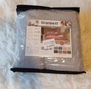 Narzuta na sofę dwu osobową antypoślizgowa 125x80