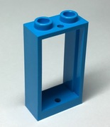 LEGO 4 x 60593 okno łukowe 2x3 - lazurowy ciemny