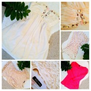 Paczka ubrań XS S sukienka bluzki 