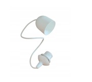 zwis biały lampa wisząca do abażura klosz oprawka E27