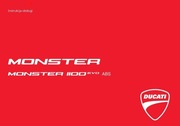 DUCATI MONSTER 1100 EVO ABS 2013r INSTRUKCJA OBSŁUGI j.POLSKI