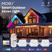 Moes Tuya WiFi Lampki dekoracyjne zewnetrzne RGB 15m 30 LED