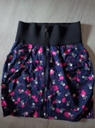 spódnica mini S/36 czaszki emo punk gothic 