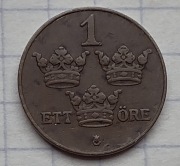 #2547 Szwecja 1 ore 1921 piękna 