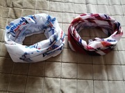 Zestaw 2x cienki komin chusta bandana