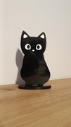 figurka czarny kot  dekoracja 