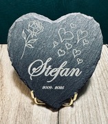 Tabliczka nagrobna, nagrobek dla PSA lub KOTA, trwały GRAWER + podstawka