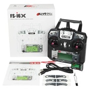 FlySky FS-i6X + FS-iA10B odbiornik aparatura lodka zanetowa model rc