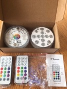 LAMPKA LAMPKI DWIE SZTUKI. LED BASENOWA Ogrodowa ,wodoszczelna