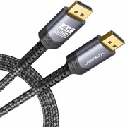 Kabel JSAUX 1M, 4K@60Hz, Display Port do Display Port, nylonowy oplot