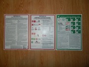 BHP Instrukcję poż i instrukcja pierwszej pomocy 