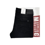 Spodnie męskie jeansy Mustang Oregon Slim 802 Black W34 L32