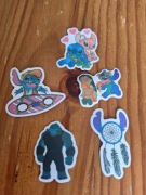 Zestaw stickers Lilo i Stitch