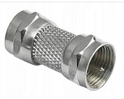 Przejściówka/ łącznik antenowy F/wtyk-F/wtyk 75Ohm