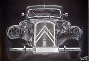 Rysunek A3 (29,7x42cm) - Citroen Traction Avant