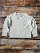 JDY sweter damski oversize biały jesienny rozmiar L nowy z metką modny