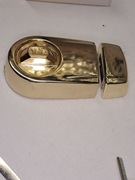 Zamek wierzchni YALE Y2T uniwersalny 50/60mm kolor złoty z wkładką patent. 