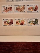 Kambodża  1995  Mi 1486-91   dinozaury seria  idealne