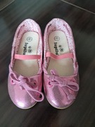 SKÓRZANE W ŚRODKU, NOWE :) Różowe pantofelki rozmiar 24, 
