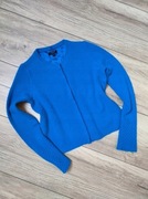 KASZMIROWY SWETER NIEBIESKI JIGSAW CASHMERE M