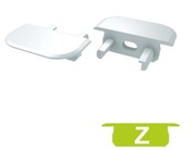 Zaślepka do profilu typu Z biały LUMINES z otworem