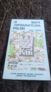 MAPA TOPOGRAFICZNA POLSKI - WROCŁAW M-33-XII