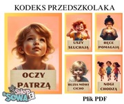 Plansze demonstracyjne przedszkole kodeks przedszkolaka plik PDF