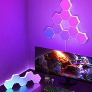 Lampa plaster miodu hexagon nowoczena Prezent 6el.