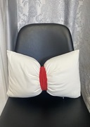  Poduszka Kokarda Świąteczna – Handmade, Miękka Dekoracja Wnętrz