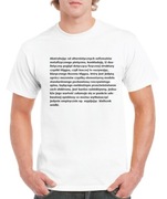 Koszulka T-shirt lub Polo z dowcipnym nadrukiem 
