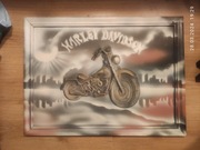 Obraz z płaskorzeźbą na drewnie