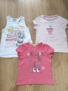 Bluzki z krótkim rękawem dziewczynka 128 cm