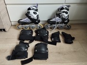 Rolki Fila roz. 38 plus ochraniacze