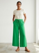Zielone spodnie palazzo szerokie nogawki Moda Italia One Size S-L Nowe 