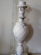 Podstawa Lampy Vintage ALABASTER – Włoski Design – Spiralna – 33 cm