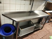 Stół gastronomiczny ze stali nierdzewnej 174,5x41x85