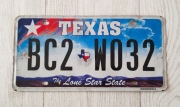 Tablica rejestracyjna USA TEXAS 2010's
