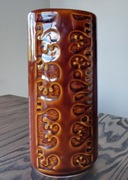 Vintage ceramiczny wazon  Pruszków  PRL porcelit 