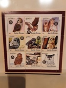 Gwinea Bissau 2001  Mi 1437-45 ark  ptaki idealna  pozycja