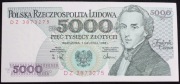 "  Mił.173  seria DZ 5000zl   01.12.1988  .....od14,99 "