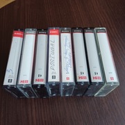 KASETY VIDEO DO KAMER -HI8 - SONY I INNE - 8 SZTUK - UŻYWANE -.