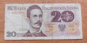 Banknot 20 zł z 1982r, Seria C