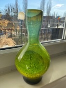 prof. Z. HORBOWY, wazon Butla antico perfumetka, zielono- błekitna