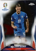 TOPPS CHROME UEFA EURO 2024 BENJAMIN SESKO SŁOWENIA 11