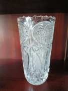 Flakon kryształowy wysoki na 19 cm