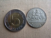 Moneta  2 zł Żagielek z 1936 roku, sreberko