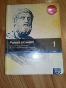 Ponad słowami 1 Część 1 Podręcznik Zakres podstawowy i rozszerzony