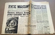 Życie Warszawy 29 marzec 1968 r. GAGARIN śmierć katastrofa