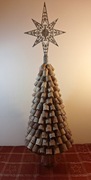 Choinka z korkami po winie 70 cm