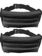 Zestaw 2 szt. wodoodporna saszetka na biodra do biegania nerka torba nowa